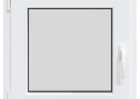 Fereastră de subsol „RISOR” 50x50 cm oscilo-batantă DIN stânga, albă - 5/5