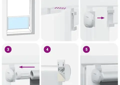 Jaluzea opacă rulabilă, 160 x 230 cm, negru - 5/5