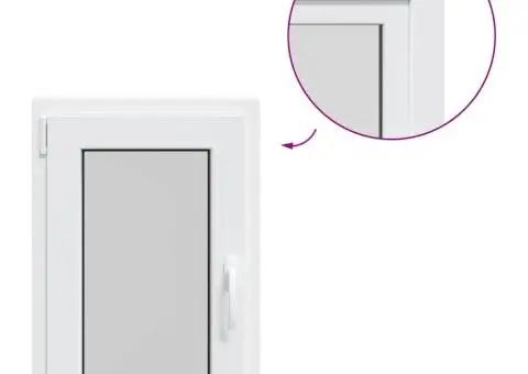 Fereastră de subsol „RISOR” 50x75 cm oscilo-batantă DIN stânga, albă - 2/5