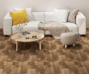 vidaXL Dale mochetă pentru podea, 20 buc., maro, 5 m²