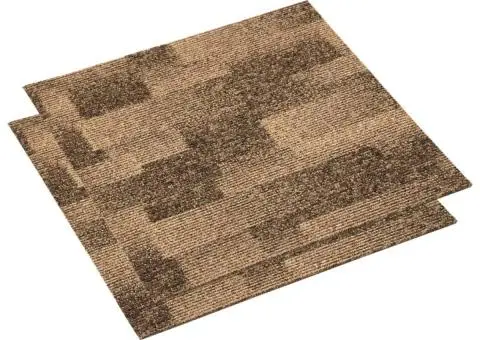 Dale mochetă pentru podea, 20 buc., maro, 5 m² - 3/5