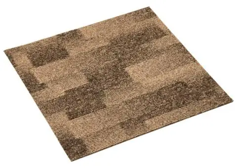 Dale mochetă pentru podea, 20 buc., maro, 5 m² - 4/5