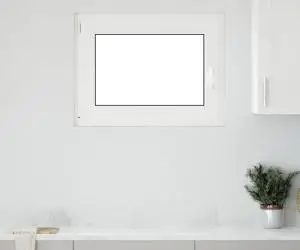 vidaXL Fereastră de subsol „RISOR” 80x70 cm oscilo-batantă DIN stânga, albă