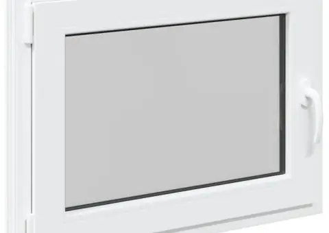 Fereastră de subsol „RISOR” 80x70 cm oscilo-batantă DIN stânga, albă - 4/5