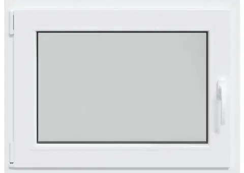 Fereastră de subsol „RISOR” 80x70 cm oscilo-batantă DIN stânga, albă - 5/5