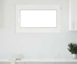 vidaXL Fereastră de subsol „RISOR” 100x50 cm oscilo-batantă DIN dreapta, albă