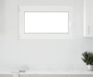 vidaXL Fereastră de subsol „RISOR” 100x70 cm oscilo-batantă DIN stânga, albă
