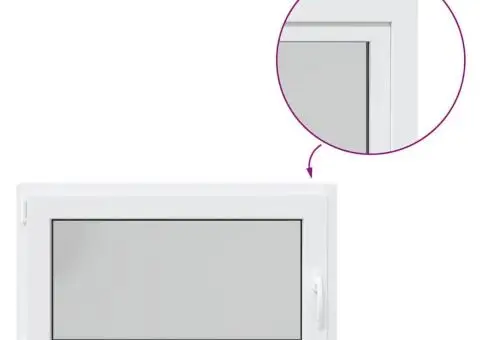 Fereastră de subsol „RISOR” 100x70 cm oscilo-batantă DIN stânga, albă - 2/5