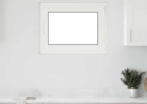 Fereastră de subsol „RISOR” 80x50 cm oscilo-batantă DIN dreapta antracit - 1/5