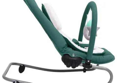 Balansoar pentru bebeluși, verde, oțel - 4/5