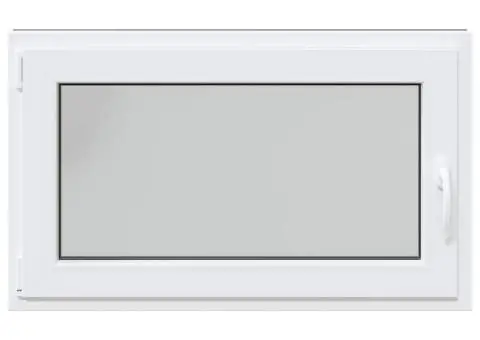 Fereastră de subsol „RISOR” 100x60 cm oscilo-batantă DIN stânga antracit - 5/5