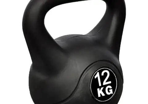 Greutate tip bilă cu mâner Kettlebell, 12 kg - 1/4