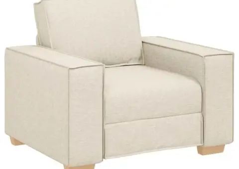 Canapea fotoliu din in 60 cm - 2/5