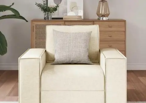 Canapea fotoliu din in 60 cm - 3/5