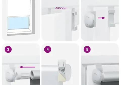 Jaluzea opacă rulabilă, 160 x 175 cm, alb - 5/5