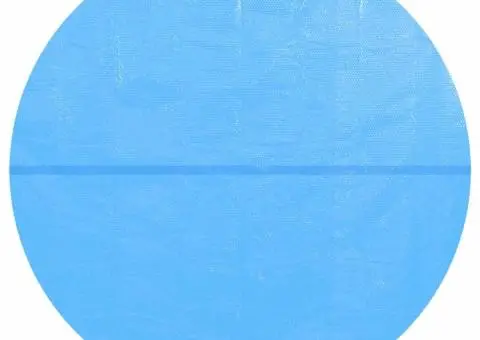 Folie solară plutitoare piscină, rotundă, PE, 455 cm, albastru - 3/5