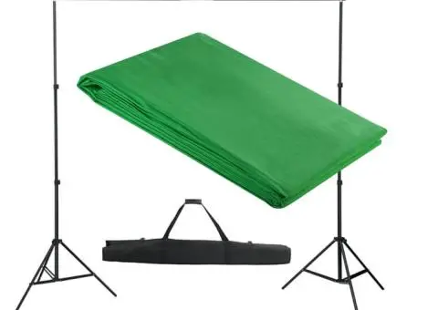 Sistem de suport fundal, 300 x 300 cm, verde - 1/3