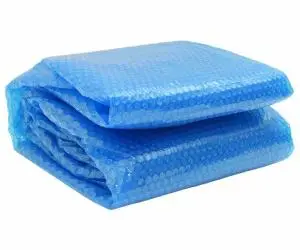 vidaXL Folie solară plutitoare piscină, rotundă, PE, 300 cm, albastru