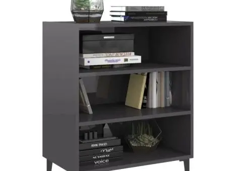 Servantă, gri extralucios, 57x35x70 cm, PAL - 3/5