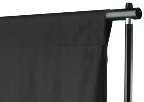 Sistem de suport fundal, 500 x 300 cm, negru - 2/5