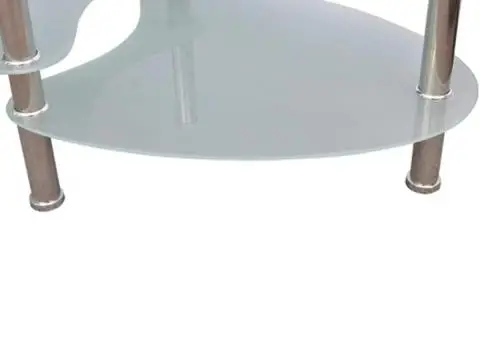 Măsuță de cafea cu design exclusivist, alb - 3/4