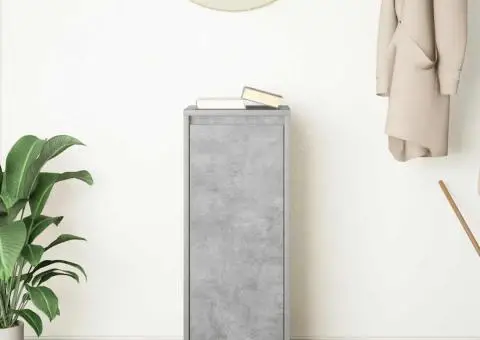 Bufetă Gri Beton 29,5x34x76 cm Lemn prelucrat - 3/5