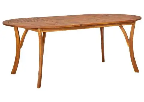 Set mobilier de grădină, 9 piese, negru - 3/5