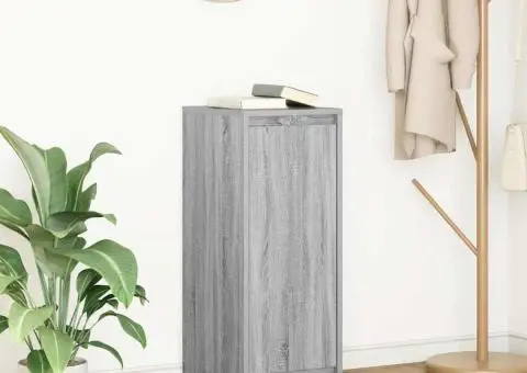 Bufetă gri Sonoma 29,5x34x76 cm Lemn prelucrat - 1/5