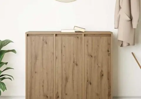 Bufetă Stejar Artisan 85x34x76 cm Lemn prelucrat - 3/5