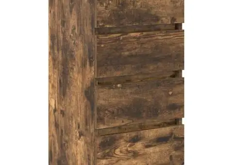 Bufetă Stejar afumat 37,5x35x76 cm Lemn prelucrat - 2/5