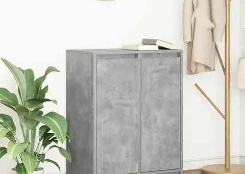 Bufetă Gri Beton 57x34x76 cm Lemn prelucrat - 1/5