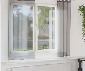 vidaXL Perdele voal cu oeje 2 buc Gri închis 140x175 cm