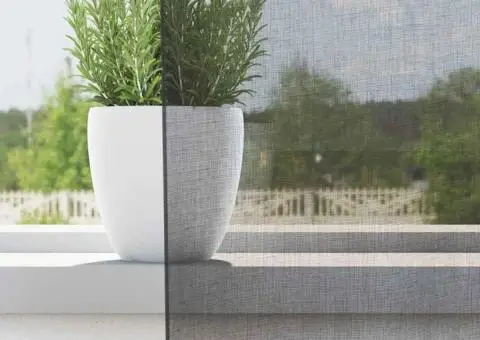 Perdele voal cu oeje 2 buc Gri închis 140x175 cm - 3/5