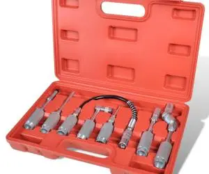 Set Pistol lubrifiere cu adaptator și varfuri 7 buc