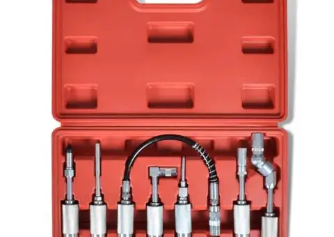 Set Pistol lubrifiere cu adaptator și varfuri 7 buc - 4/5