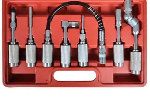 Set Pistol lubrifiere cu adaptator și varfuri 7 buc - 5/5