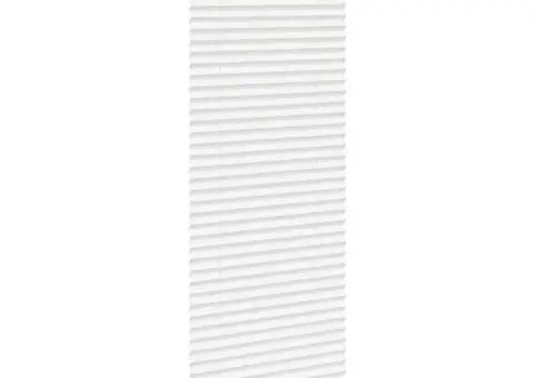 Jaluzea plisse, alb, 60x150 cm, pliuri - 3/5