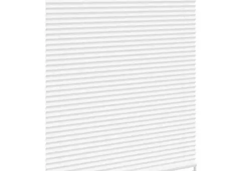 Jaluzea plisse, alb, 110x100 cm, pliuri - 3/5