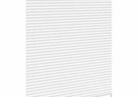 Jaluzea plisse, alb, 110x100 cm, pliuri - 4/5