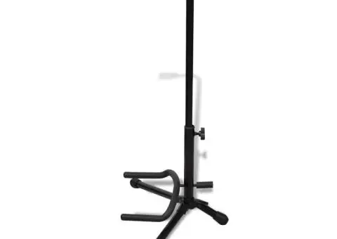 Stativ pentru chitară, reglabil și pliabil - 3/5