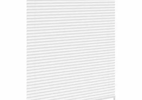 Jaluzea plisse, alb, 100x150 cm, pliuri - 4/5