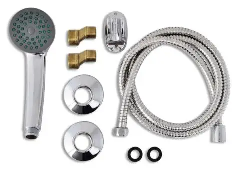 Set baterie robinet duș pentru baie, crom - 2/5