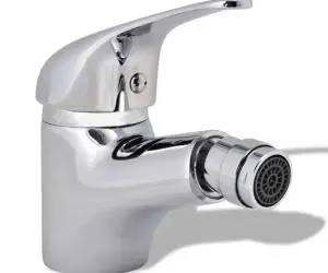vidaXL Baterie robinet pentru bideu baie, crom