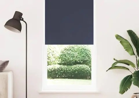 Jaluzea rulabilă opacă, 100 x 230 cm, bleumarin - 1/5