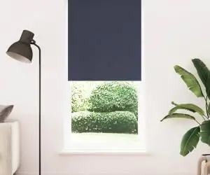 Jaluzea rulabilă opacă, 100 x 230 cm, bleumarin