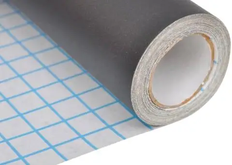 Autocolant de perete tip tablă, 0,6 x 2 m, 2 role, cu cretă - 3/5