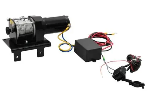 Vinci electric 12 V/1360 kg cu placă de montaj a scripetelui - 3/5