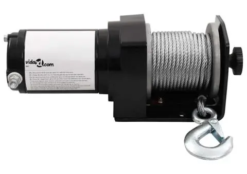 Vinci electric 12 V/1360 kg cu placă de montaj a scripetelui - 4/5