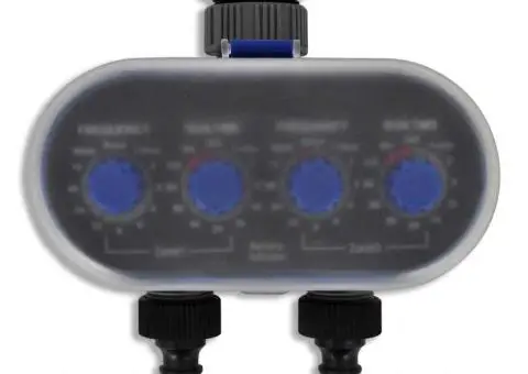 Temporizator electronic automat irigare grădină 2 orificii de evacuare - 2/5