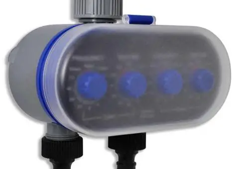 Temporizator electronic automat irigare grădină 2 orificii de evacuare - 3/5